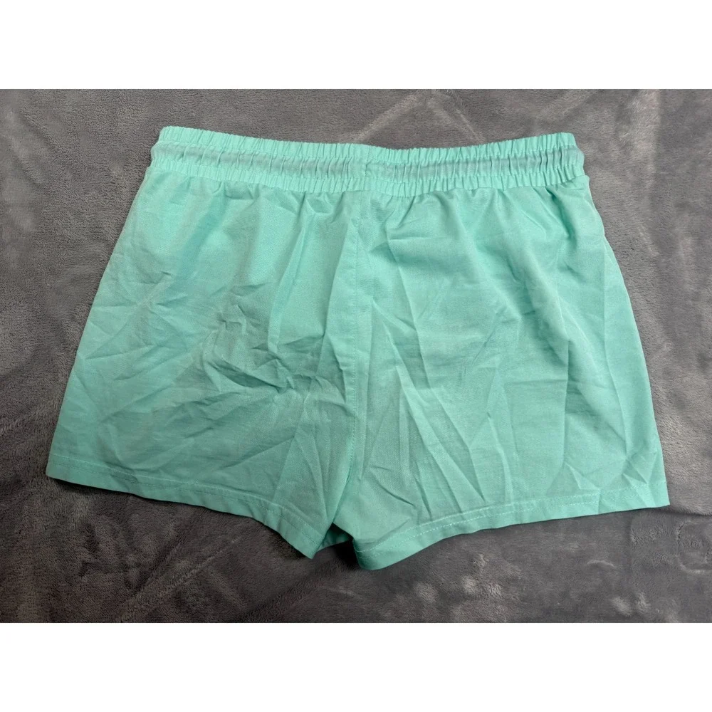 Champion Swim Shorts Girls 14-16 Aqua Drawstring Waist Lightweight Beachwear
